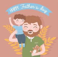 feliz Día del Padre vector