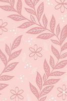 seamless pattern flora vector