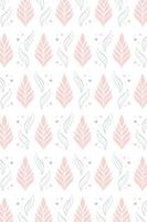 leaves seamless pattern vector