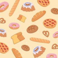 fresh bread bakery vector