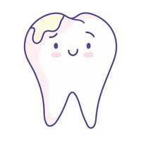 tooth decay feel vector