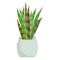 houseplant plant in pot vector