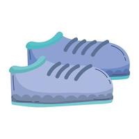 zapatillas deportivas de moda vector