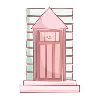 cute front door vector