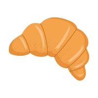 croissant dessert food vector