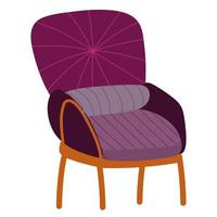 armchair cushion furniture vector