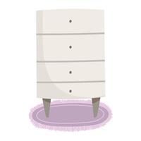 chest of drawers vector