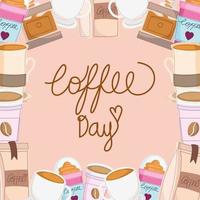 coffee day banner vector