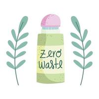 zero waste ecological vector