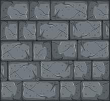 Stone tiles texture in cartoon style vector