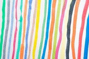 Abstract watercolor lines pattern background. Colorful watercolor painted brush strokes on white. photo