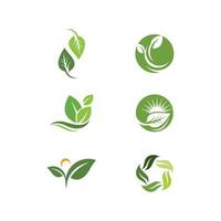 Green Tree leaf ecology nature element vector