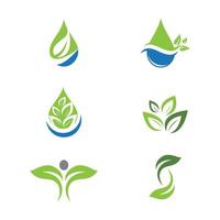 Green Tree leaf ecology nature element vector