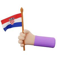 concepto del día nacional de croacia foto