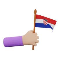 concepto del día nacional de croacia foto