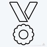 Icon Vector of Coin Awards - Line Style