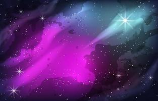 Scenery Galaxy Background vector