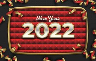 2022 New Year Background vector