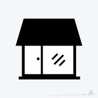 Vector Graphic of Shop - Black Style