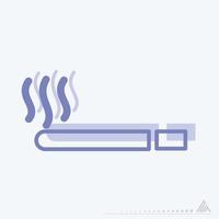 Vector Graphic of Cigarette - Twins Style