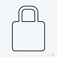 Vector Graphic of Secure - Line Style