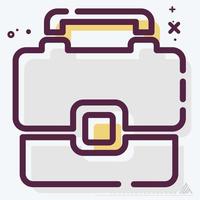 Icon Vector of Briefcase - MBE Style