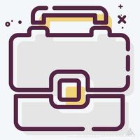 Icon Vector of Briefcase - MBE Style