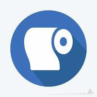 Vector Graphic of Tissue Roll - Flat Style