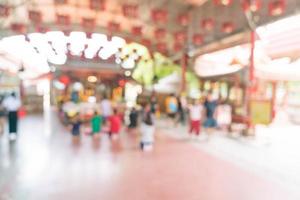 Abstract blur people at shrine for background photo