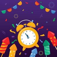 Background of New Year Countdown vector