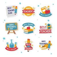Teacher Stickers Vector Art, Icons, and Graphics for Free Download