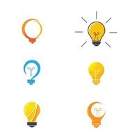 light bulb symbol icon vector