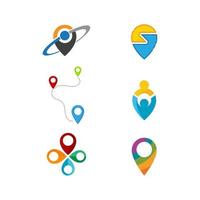 Location point icon vector illustration