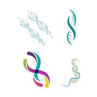Medical DNA Vector icon design illustration