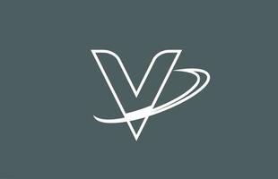 icono de logotipo de letra v para negocios y empresa vector
