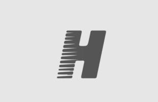 h diseño de icono de logotipo de empresa corporativa para empresa vector