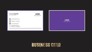 Business card design vector