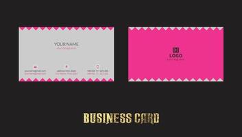 Business card design vector