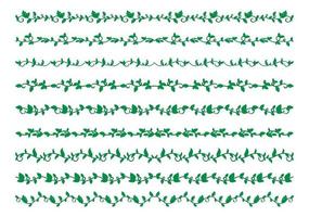 Hand Drawn Borders Elements Set Collection, floral Swirl ornament Vector
