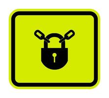 PPE Icon.Keep Locked Symbol Sign Isolate On White Background,Vector Illustration EPS.10 vector