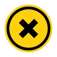 Beware Irritant Sign Isolate On White Background,Vector Illustration EPS.10 vector