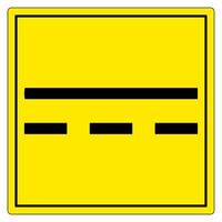 Direct Current DC Symbol Sign Isolate On White Background,Vector Illustration EPS.10 vector