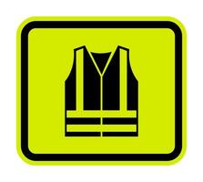 PPE Icon.Wear High Visibilty Clothing Symbol Sign Isolate On White Background,Vector Illustration EPS.10 vector