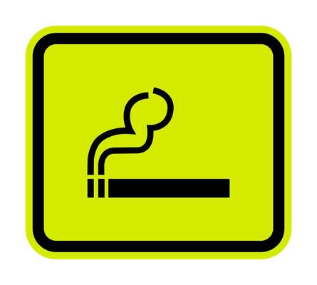 No Smoking Symbol Sign Isolate On White Background,Vector Illustration EPS.10