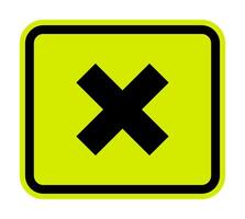 Beware Irritant Sign Isolate On White Background,Vector Illustration EPS.10 vector