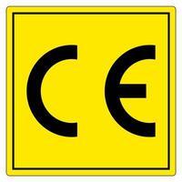 CE Mark Symbol Sign, Vector Illustration, Isolate On White Background Label .EPS10