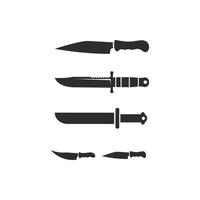 knife and Chef kitchen icon vector Cutlery Kitchen utensils symbol for cooking design