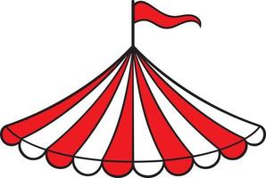 Circus Tent Color vector