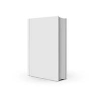 Mockup white book realistic on the white background vector