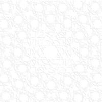 3d white arabic pattern vector